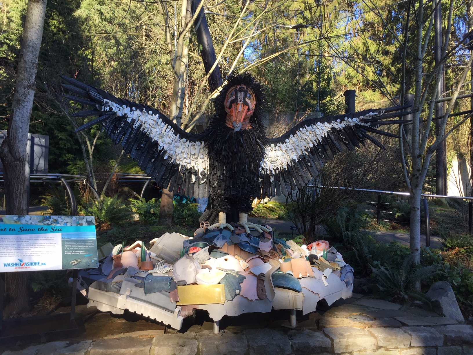 Condor by Angela Haseltine Pozzi displayed at Oregon Zoo